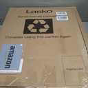 Lasko Oscillating Pedestal Fan - Lasko Fan with Adjustable Height and 3 Cooling Speeds, Portable, 18", White, 1820, 54.5 In. Tall