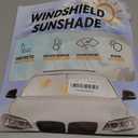 Custom Windshield Sunshade for 2021 2022 2023 2024 2025 GMC Yukon XL Accessories Front Window Shades Cover for Windshield Sun Visor Screen Protector 210T Reflective Blocks UV Rays Cool Car Accessories
