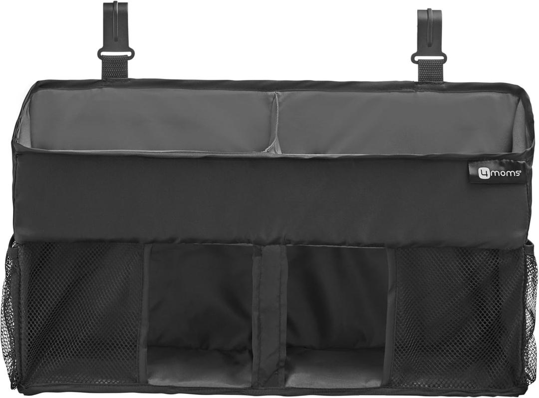 4moms Breeze Playard Diaper Caddy, Black, 1 Count