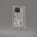 For iPhone 15 Pro Case with Magnetic Invisible Stand[Military Drop Protection][Compatible with MagSafe][Great Grip Feeling]Shockproof Slim Waterproof Heavy Duty Clear Case for iPhone 15 Pro 6.1",Clear (Transparent)