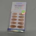 BTArtbox Press On Nails Almond - Press On nails with 3D Gold Lines Design, Medium Glue On Nails with Nail Glue, Gold Swirl Stick On Nails in 15 Sizes, Radiant Ribbons