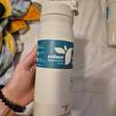 REDUCE 32 oz Hydrate Pro Stainless Steel Insulated Water Bottle - Flip Top Leak-Proof Lid, Dishwasher Safe, BPA-Free, Dual Wall Vacuum, Keeps Drinks Cold for 48 Hrs, Cup Holder Friendly  - Beige