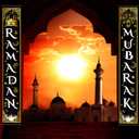 Blulu Ramadan Mubarak Door Banner Ramadan Porch Sign Banner Eid Mubarak Decoration Muslim Hanging Door Decoration for Indoor Outdoor Decor Eid Al-fitr Party Supplies(Black)