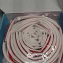 Bantie 40FT Weather Stripping Door Seal - Self Adhesive Weather Insulation Strip Weatherstripping Silicone D Shaped Seal Strip Door Frame Gap Filler/Window Soundproofing (White)