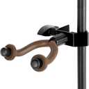 ROWELL Violin Hanger Violin & Viola Holder for Microphone or Sheet Music Stand and Desktop Viola Hanger No Need to Punch Holes Dual-Use Violins Mic Stand for Stage Shows,Home Studio Practices