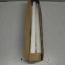 ERYTLLY Industrial Pipe Wall Mounted Clothes Rack,38 Inches Heavy Duty Detachable Garment Rack,Multi-purpose Hanging Rod for Closet,White (1)