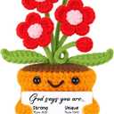 Agantree art Christian Religious Gifts for Women Daughter Mom Birthday Inspiration Faith Based Spiritual Godly Office Decor Friends Sister Coworker Encouragement God Says You are Handmade Flowers, 2.4 x 2.8 x 4.7 inches