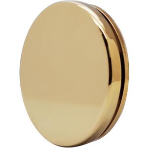 Westbrass Floating No-Hole Overflow Faceplate, Polished Brass, D980R-01