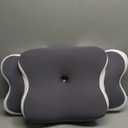 Ergo Pillow for Sleep Apnea, Neck Pain, and Snoring Relief | Cervical Neck Pillow for Side Sleepers | Orthopedic Memory Foam with Ergonomic Support (Gray)