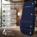 Back & Neck Massager with Heat for Pain Relief, FSA Full-Length Rolling Massage Cushion for Upper & Lower Back, 3 Modes, 2 Heat Levels, 15-Min Auto-Off, Slim Lumbar Support, HSA Eligible