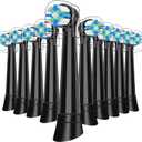 10PCS Replacement Heads Compatible with Oral B iO 3 4 5 6 7 8 9 10 Series Electric Toothbrush,Toothbrush Heads Compatible with Oral B iO Replacement Heads, Medium Bristles for Effective Cleaning,BLACK