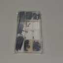 Fgruh 50pcs Screws and Nuts Assortment Kit,M4 M5 M6 Phillips Pan Head Assorted Nuts and Bolts,Washers Kit for Headboard, Wall Plate Switch, Receptacles Mounting Screws Black