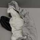 Ironing Board Cover and Pad | 100% Cotton Cover with Padding Standard Size with Aluminum Coating | Heat-Reflective Ironing Board with Elastic Edges Set | 54"x15" Grey (Gray)