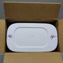 MOPALL 3.5 Gallon Motion Sensor Trash Can with Lid, Slim Touchless Automatic Garbage Bin, Space-Saving Wastebasket for Bathroom Bedroom Living Room Office, White