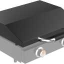 Universal Hinged Lid with Handle for 22 Inch Griddles, 5011 Hard Cover Hood for Blackstone 22 Inch Table Top Griddle 1666, 2203, 2304, Griddle Hood for Blackstone and Other Brand 22 Inches Griddles