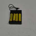 6Pcs 18650 Rechargeable Battery With 18650 Rechargeable Battery Charger,Universal Charger for 18650 Rechargeable 3.7V Li-ion Battery (6Pcs Battery+Charger)