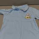 Unique Baby Moisture Wicking Kids Polo Shirts for Toddler Boys Polo Shirt (5T, Bunny)