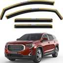 in-Channel Window Rain Guards Fit for GMC Terrain 2018-2024, Extra Durable Window Visors Window Deflectors Vent Visors Vent Shades Car Accessories-4 pcs