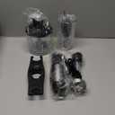 Immersion Blender Handheld Hand Blenders, 20 Speed & Turbo Mode Hand Held Blender, Heaviest Duty Copper Motor, Stainless Steel Blades, Milk Frother Wand, Whisk, 600ml Beaker, 500ml Chopper (Silver)