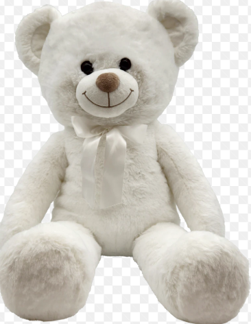 HH Jumbo Bear Plush White 36 inch