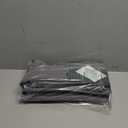 Onlyeasy Foldable Underbed Bags 2 Pack - Blankets Clothes Comforters Storage Bag Breathable Zippered Organizer for Bedroom with Clear Window and 4 Handles, 39.4x19.7x5.9 in, Linen-like Grey, MXDUBBP2 (Basic Soft Side Wall - Linen Like Grey)