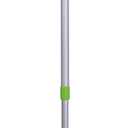 Three-Section Telescopic Aluminum Alloy Rod Long-Handled Broom (Green)