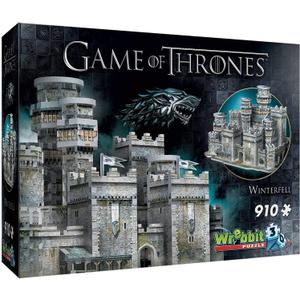 Wrebbit3D Game of Thrones 3D Puzzle Model of Winterfell | 910 Jigsaw Puzzle Pieces | Inspired from Popular TV Series Set in Westeros Seven Kingdoms