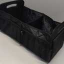 Deosk Minimalist Black Car Trunk Organizer, 50L, 6 Pockets, Foldable & Waterproof (Standard)