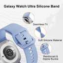 Sport Silicone Band for Samsung Galaxy Watch Ultra Bands 47mm for Men Women, Soft Breathable Waterproof Rubber Replacement Strap for Samsung Galaxy Ultra 2(2025)/Ultra(2024) Watch Band 47mm