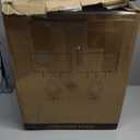 Sculptural Table Lamp Set of 2 with USB Ports For Living Room, Gold Leaf Finish Farmhouse Bedside Lamps with S Cluster Pull Chains Switch for Bedroom, Rustic Nightstand Lamp for Office, Hotel, Bar