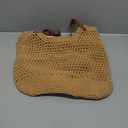 Pleneal Crochet Beach Bags for Women, Summer Beach Tote Bag, Soft Woven Purses Shoulder Bag for Vacation (Khaki)