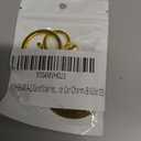 10 x A-Z Stainless Steel Letter Keychain - Alphabet Initial Key Ring for Men Women, Purse or Car Charm