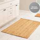 Handwoven Natural Jute Area Rug Rustic Reversible Farmhouse Rug 2.3x4ft