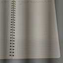 DesignWorks Ink Textured Paper Twin Wire Notebook, Daily Planner & Soft Cover Writing Journal, 160 Lined Perforated Pages, Large Spiral Notebook for Work & Journaling, 8.25 x 11.625 in, Black