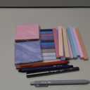 Mr. Pen- Aesthetic Book Annotation Kit, 38 pcs, Aesthetic Highlighters and Gel Pens, Transparent Sticky Notes, Transparent Sticky Tabs for Books, Highlighter Set, Annotation Sticky Notes for Books (Outer Space)