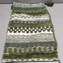 Kevin Textile Spring 12x24 Inch Lumbar Throw Pillow Cover 1 Pack Boho Decorative Soft Chenille Thread Woven Tufted Textured Rectangle Cushion Case Accent for Living Room Couch Sofa Bed, Green