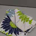 Artscope Sunflower Outdoor Throw Pillow Covers 20x20 Inch Set of 2 Double-Sided Printing Waterproof Spring Summer Outdoor Pillowcases for Couch Patio Funiture Garden Porch Decor-Green Dark Blue