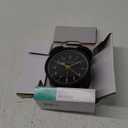 La Crosse 617-3314BG Black Twin Bell Quartz Alarm Clock