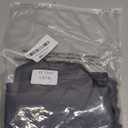 vctops Solid Blackout Curtain Valance for Kitchen/Bedroom Rod Pocket Scalloped Valance Short Curtain Panels (52"x18", Dark Grey)