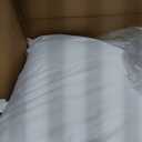 Barydat Twin XL Dorm Headboard Pillow, Plush Back Support,White