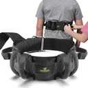 Medical king Gait Belt with 6 Handles Transfer Belt Fle to Unlock - 50" Holds up 500 LBS - or Lifting Seniors - Great Lift Belt for Elderly, Therapy, Handicap etc. Walking & Standing - Easy Buck