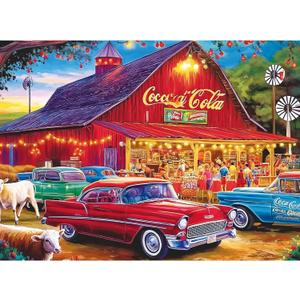 300 Piece Jigsaw Puzzle for Adults  Night Car Life - Challenging Puzzle Game, Unique Artwork, Gift for Birthday, Home Decor, Fun for Family Entertainment(20.5" x 15")