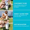 INTEX C530 Cartridge Filter Pump for Above Ground Pools: 530 GPH Pump Flow Rate - Auto Timer - HydroAeration Technology - Includes Type A Filter Cartridge - Turnover Rate/System Flow 475 GPH