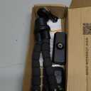 Ubeesize Phone Tripod, Portable and Flexible Tripods with Wireless Remote and Clip, Cell Phone Tripode Stand for Video Recording (Black)