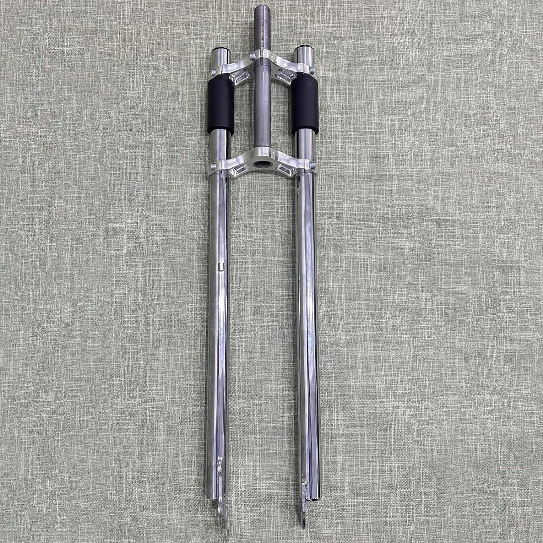 CDHPOWER 26"/700C/29 Bicycle Fork 1" Threaded Triple Tree Non Suspension Fork w/Double Shoulder fit 3.5" tire