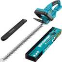 Hedge Trimmer Compatible for Makita 18V BatteryCordless Electric Hedge Trimmer with 1600RPM Brushless Motor, 22'' Dual-Action Blade with 3/5'' Cutting Capacity (NO Battery)