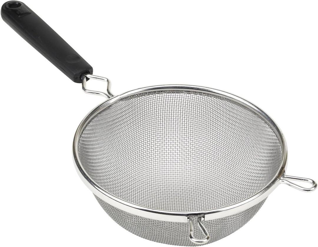 GoodCook Everyday 6" Mesh Strainer with Stainless Steel Mesh and Frame, Fine Mesh Sifter, Kitchen Strainer for Rice, Metal Sieve, Colander
