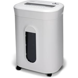 Aurora AU1060MA Professional Grade 10-Sheet High Security Micro-Cut Paper and Credit Card Shredder/ 60 Minutes/Security Level P-5, White, AU1060MA 10-Sheet High Security Microcut