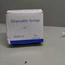 100 Pack Disposable 5ml/cc Lab Syringes with 22Ga 1.25 Inch Needle Luer Lock, Individually Sealed Packed