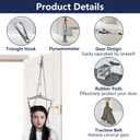 Portable Neck/Cervical Stretcher for Cervical Traction - Adjustable Device Relieves Neck Pain, Improves Posture & Spinal Decompression at Home